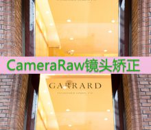 ps小白入门教程|CameraRaw镜头校正选项卡—校正倾斜照片